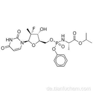 L-Alanin, N- [[P (S), 2&#39;R] -2&#39;-Desoxy-2&#39;-fluor-2&#39;-methyl-P-phenyl-5&#39;-uridylyl] -, 1-methylethylester CAS 1190307 -88-0